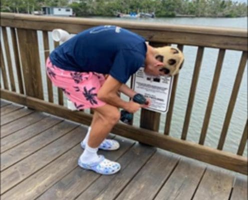 Recycle Fishing Line Volunteer Work