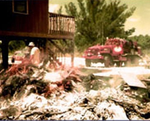 control-burn-history "The Burning of Mount McCabe" 1984: Back in the day, a $100 donation to the Firehouse got you a controlled burn to get rid of building debris.