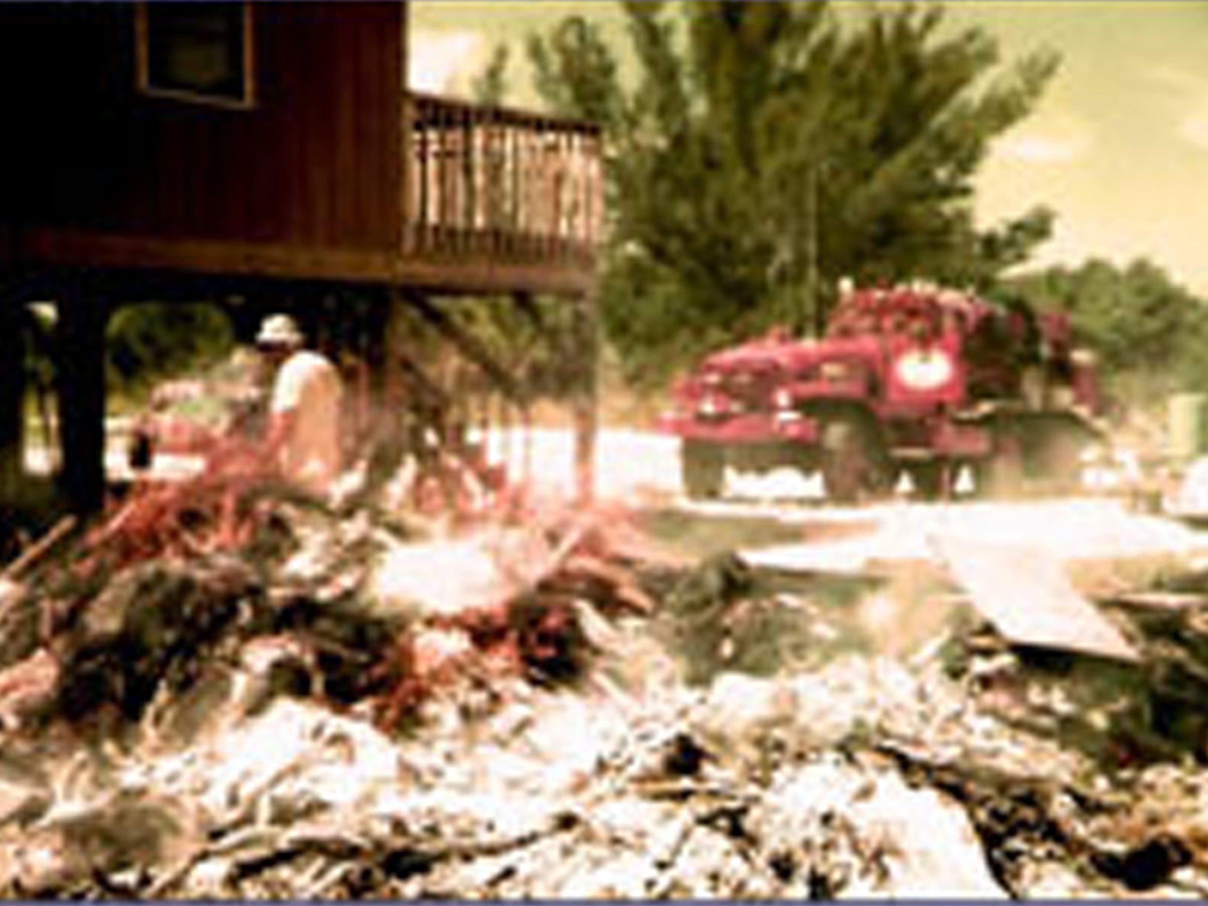 control-burn-history "The Burning of Mount McCabe" 1984: Back in the day, a $100 donation to the Firehouse got you a controlled burn to get rid of building debris.