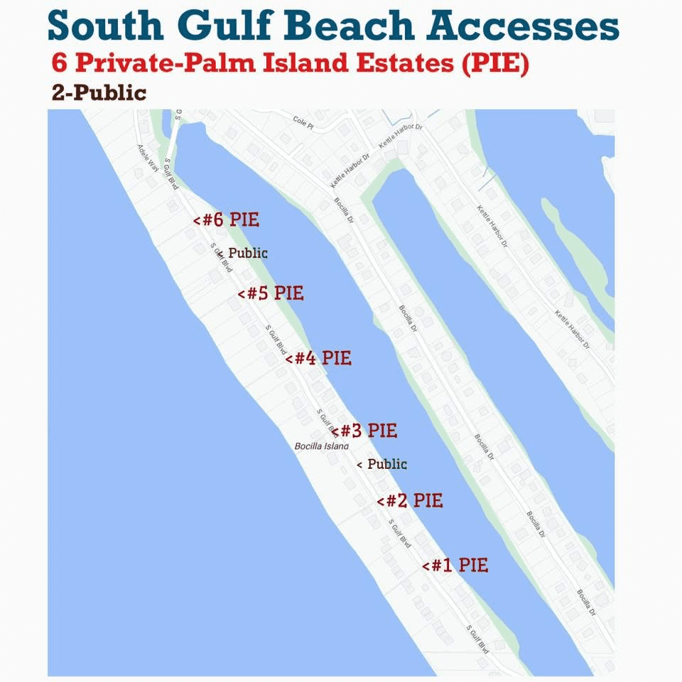 South Gulf Beach Accesses