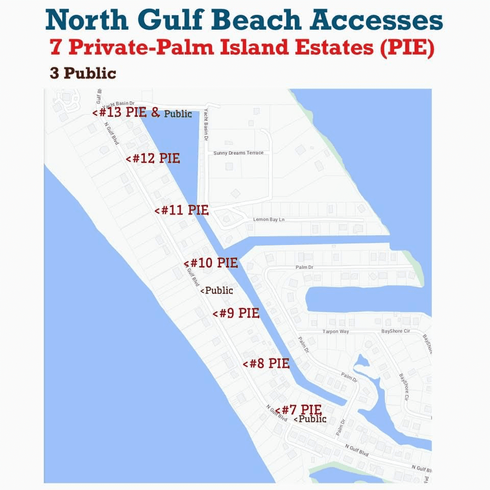 North Gulf Beach Accesses